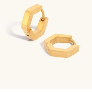 D. LOUISE HEXAGON HOOPS